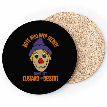 Discover Corey Cunningham Scarecrow Mask Coasters