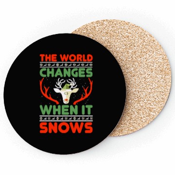 Discover The world changes when it snows Coasters