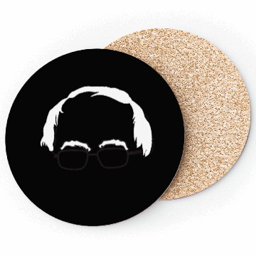 Discover Blue Bernie Head Coasters