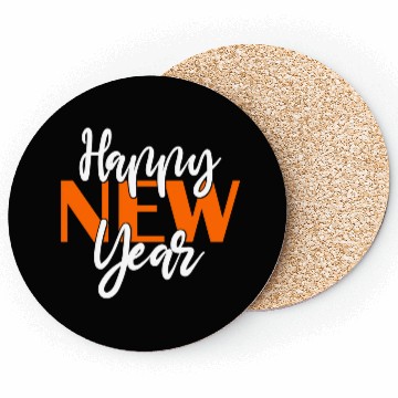Discover New Year Happy. Coasters