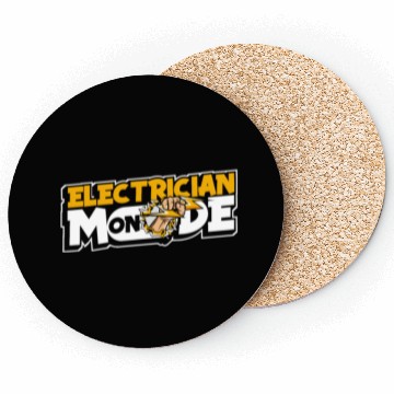 Discover Electrician Mode On Wiremen Powerline Technician Coasters