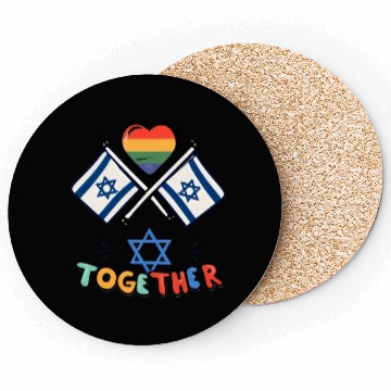 Discover LGBTQ community STANDS WITH ISRAEL Coasters