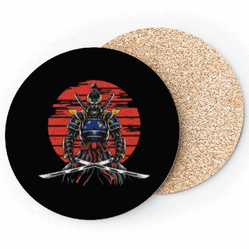 Discover Japanese katana warrior Coasters