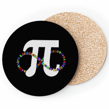 Discover 3.14 Math Teacher Pi National Day Coasters Geek Nerd