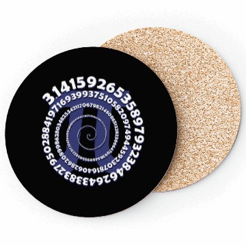 Discover 3.14 Math Teacher Pi National Day Coasters Geek Nerd