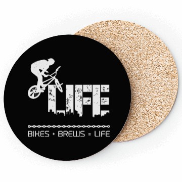 Discover BIKE BREW LIFE Coasters