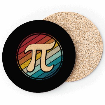 Discover Happy Pi Day Mathematic Math Teacher Vintage Retro Coasters