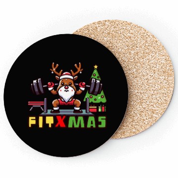 Discover fit xmass, funny christmas reindeer Coasters
