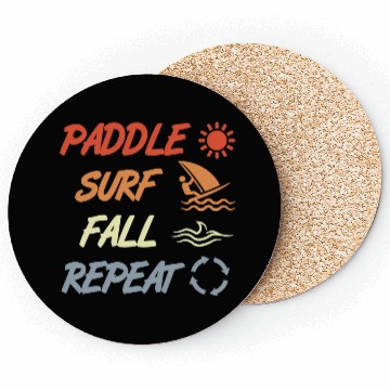 Discover Paddle Surf Fall Repeat Coasters