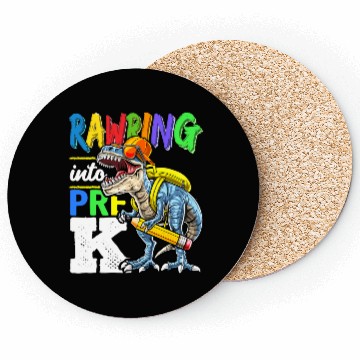 Discover Rawring Into Pre K Dinosaur Back To School S Gift Coasters
