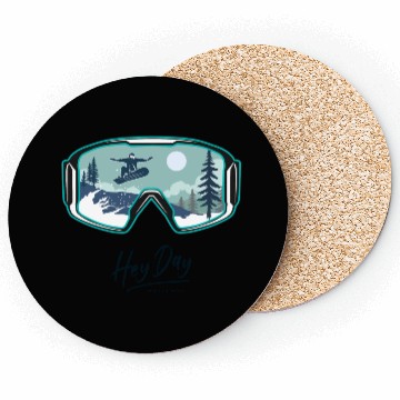 Discover Snowboarding Style logo. By "Hey Day" Coasters