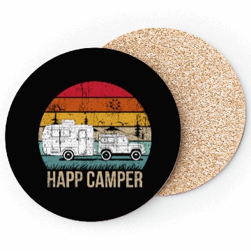 Discover Happy Camper Coasters
