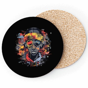Discover Rhythmic Expressions - cool Cultural Rap Coasters