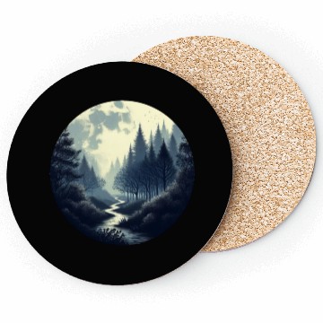 Discover Enchanted Forest - Great Christmas Gift! Coasters