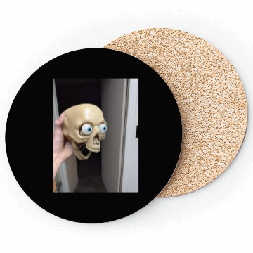 Discover Surprised skull Coasters