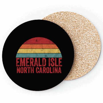 Discover Vintage Emerald Isle North Carolina Coasters