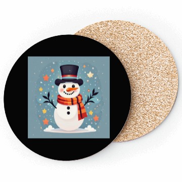 Discover Snowman Coasters