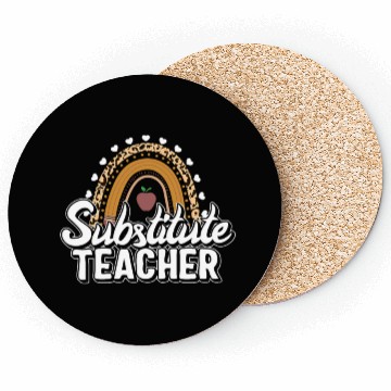 Discover Teacher Coasters, Substitute Teacher Coasters, Teacher's