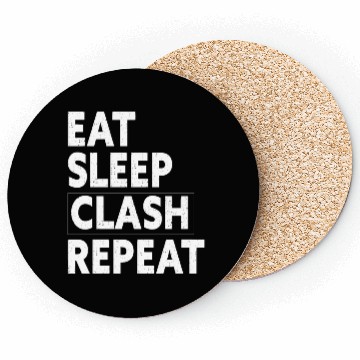 Discover Eat Sleep Clash Repeat Coasters Gift For Royale Gamer