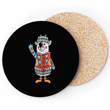 Discover Joyful Jingles Hearth's Warming Sweater Coasters