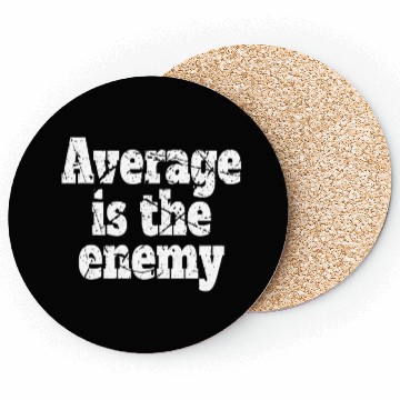 Discover Average Is The Enemy Training Workout Running Gym Coasters