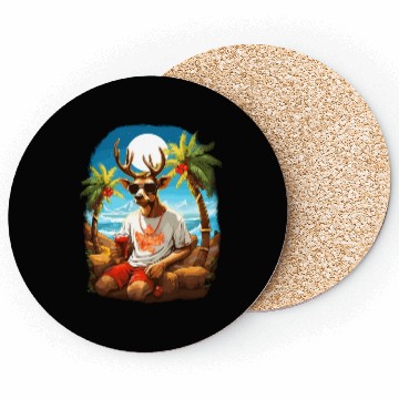 Discover Tropical Reindeer Holiday Escape Coasters