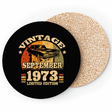 Discover December 1973 anniversary december 1973 Coasters