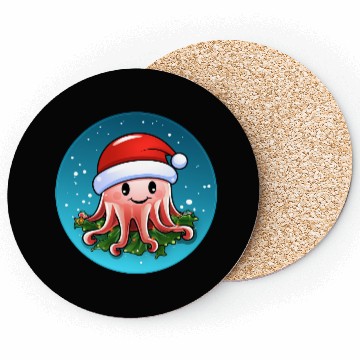 Discover Jellyfish Christmas Coasters
