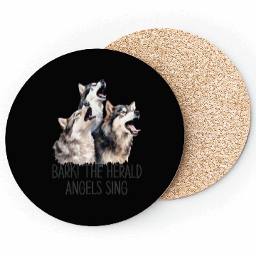 Discover Huskies Bark Angels Sing Coasters