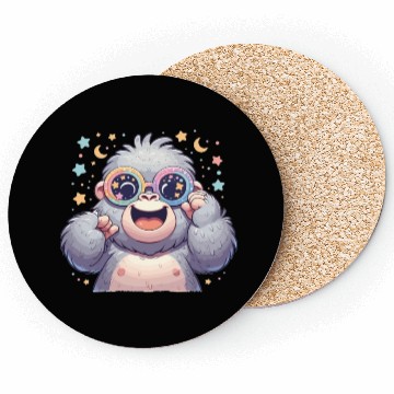 Discover Gorilla With Sunglasses Coasters