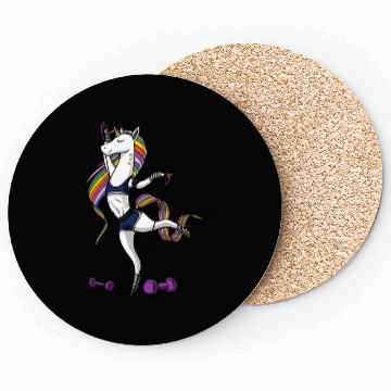 Discover Unicorn Fitness Gym Workout Coasters