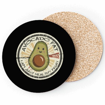 Discover Avocado Fat Coasters