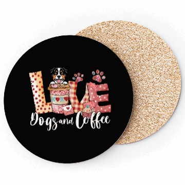 Discover Australian Shephard Dog Coffee Lover Valentines Da Coasters