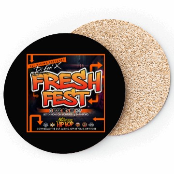 Discover Dj Feel X - Fresh Fest Vol 1Classic 80s Hip Hop Coasters