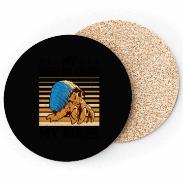 Discover Sea Creature Seafood Shells Hermit Crab Lover Coasters