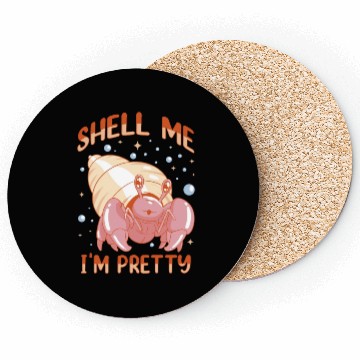 Discover Sea Creature Seafood Shells Hermit Crab Lover Coasters