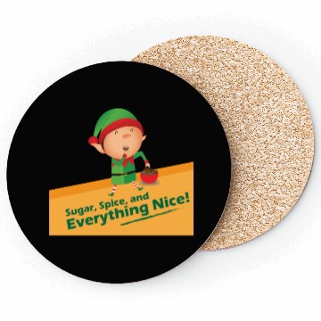 Discover Elf Diet - Christmas Coasters