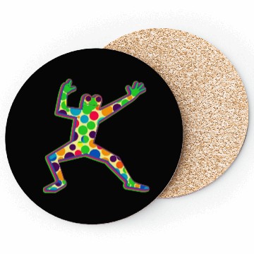Discover Colorful Frog Dancing Coasters