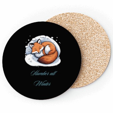 Discover Slumber all winter - Sleepy Fox Coasters