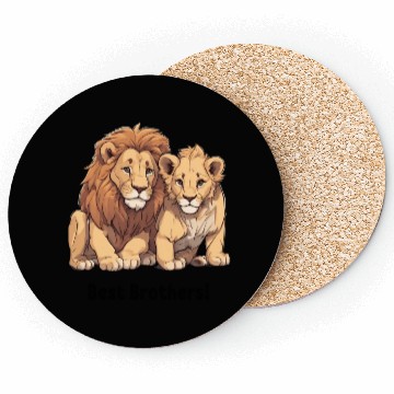 Discover Lions - Best Brothers Coasters