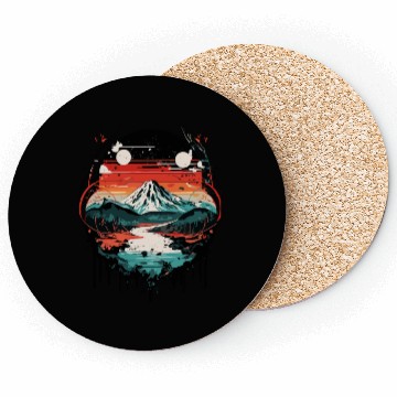 Discover Landscape Ink Coasters
