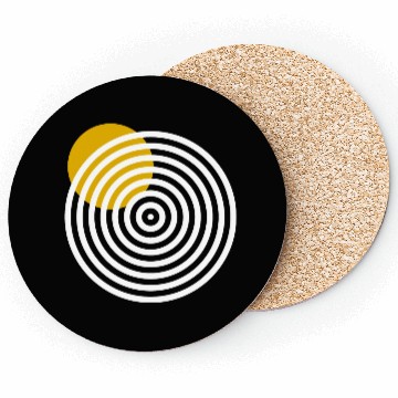 Discover homelon yellow dot invert Coasters