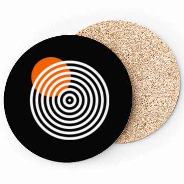 Discover homelon orange dot invert Coasters