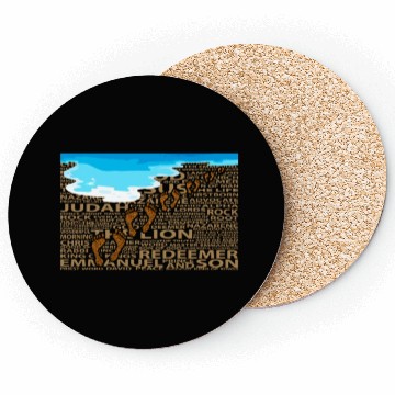 Discover Jesus' Guiding Footprints Sand Coasters