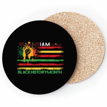 Discover i am black history month Coasters