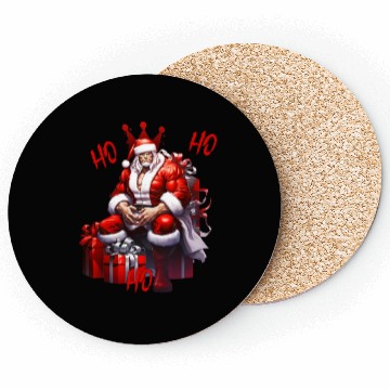 Discover Ho Ho Ho Gym Santa Coasters