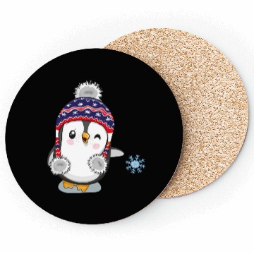Discover penguins Coasters