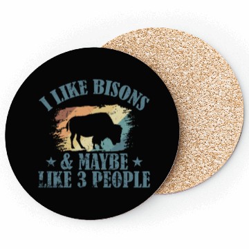 Discover I Like Bisons and Maybe Like 3 People Coasters