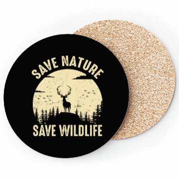 Discover Environment save nature wildlife Coasters