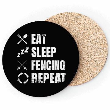 Discover Fencing Daily Routine Coasters